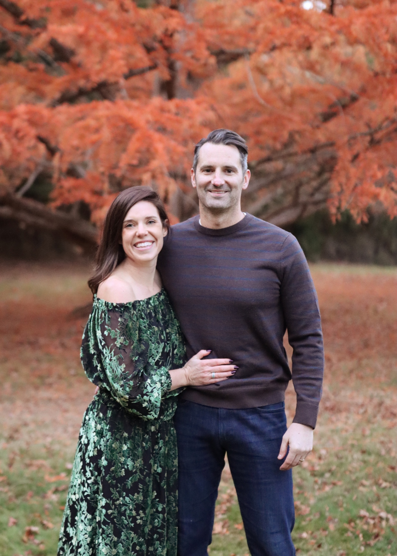 Caitlin and Evan Blais together